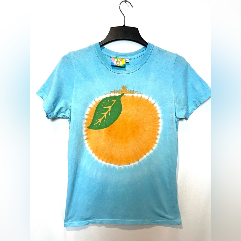 Big Bud Press tie dye orange tshirt XS